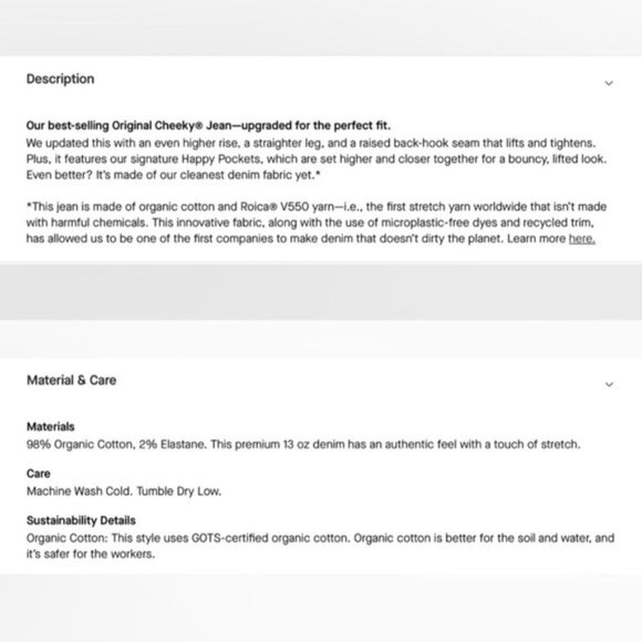 Everlane The Original Cheeky Jean‎ 28 Tall Washed Midnight - Picture 8 of 9